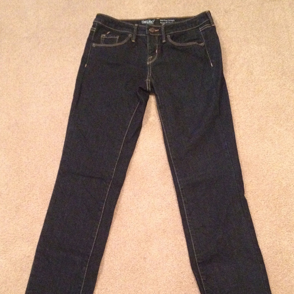 Mossimo Mid-Rise Straight Leg Super Stretch Jean